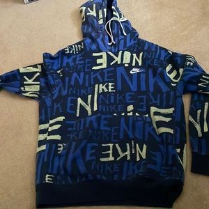 nike hoodies blue